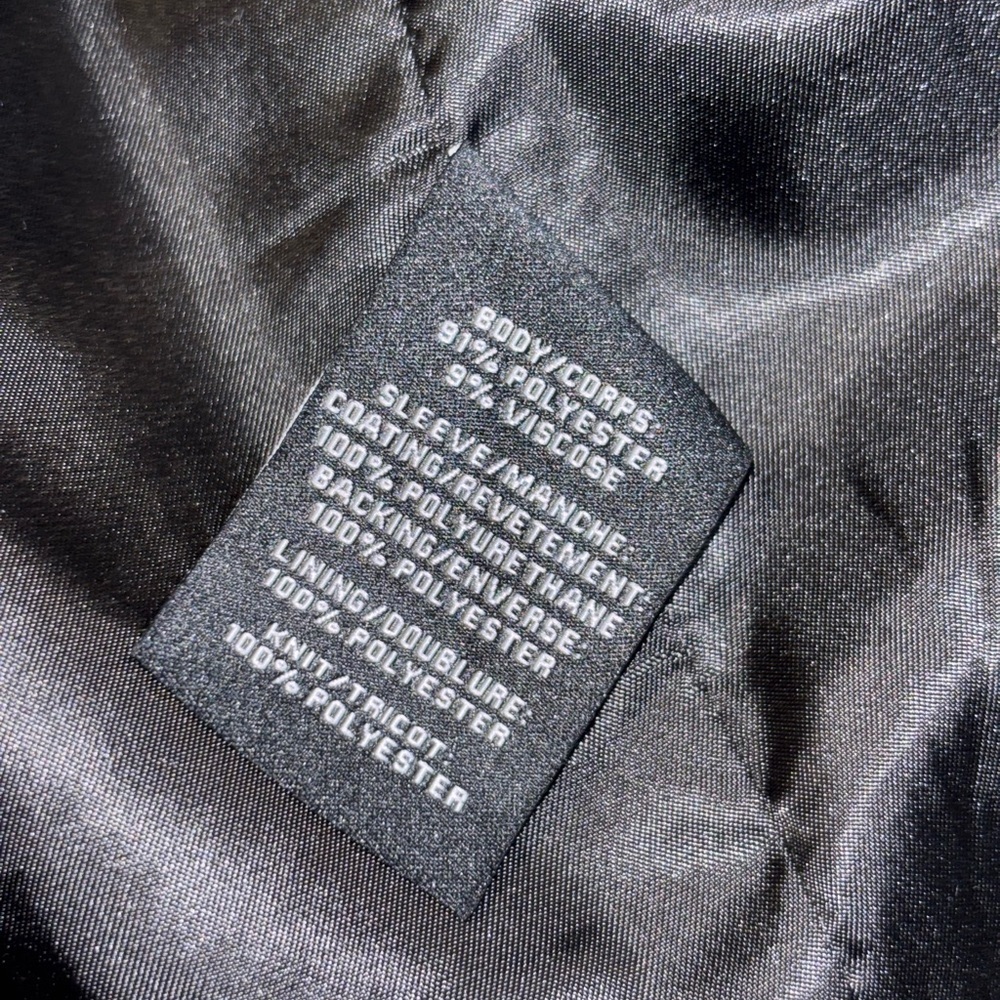 7 For All Mankind Mixed Media Bomber Jacket Size L - Picture 8 of 14